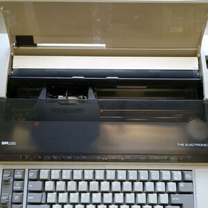 Sears SR1000 Electronic III Portable Electronic Typewriter WORKS — needs Ribbon